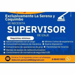 Supervisor de Izaje