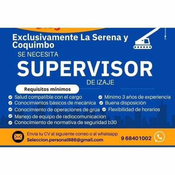 Supervisor de Izaje