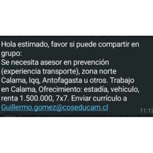 Asesor en Prevención