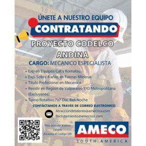 Se busca mecánico especialista