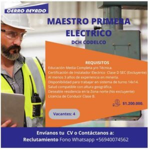 Maestro Primera Eléctrico