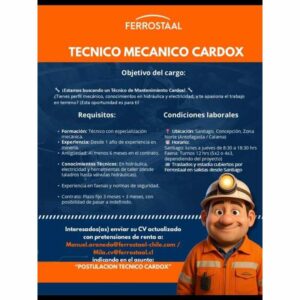 Técnico Mecánico Cardox