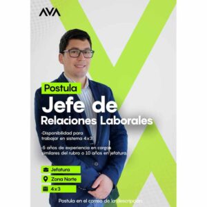 Jefe de Relaciones Laborales