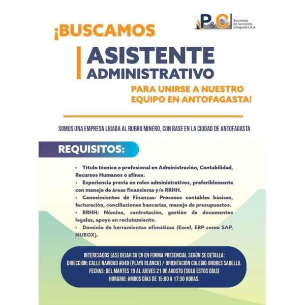 Asistente Administrativo