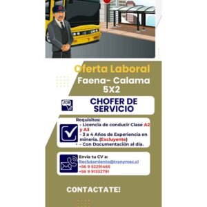 Chofer de Servicio