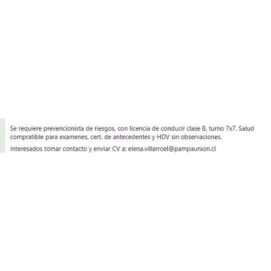 Prevencionista de Riesgos