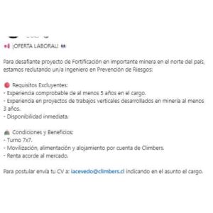 Ingeniero en Prevención de Riesgos