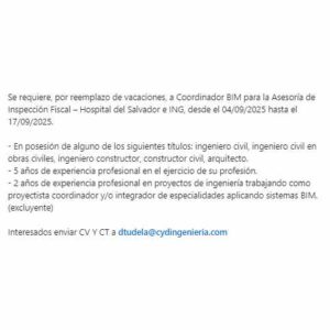 Coordinador BIM