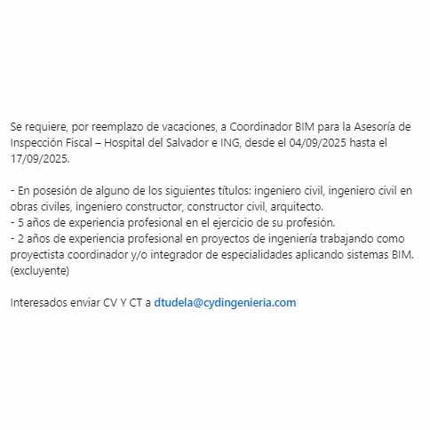 Coordinador BIM