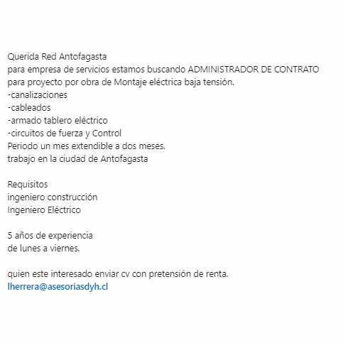 Administrador de Contrato