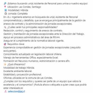 Asistente de Personal