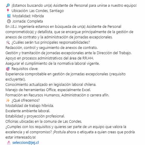 Asistente de Personal
