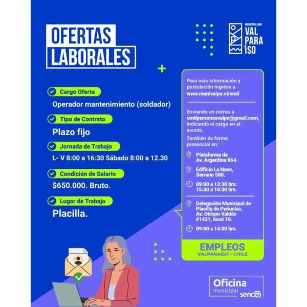 Operador Mantenimiento (Soldador)