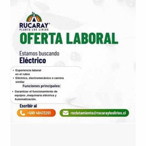 Oferta Laboral: Eléctrico