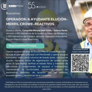 Operador/a Ayudante Elución