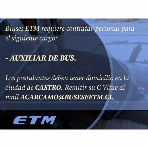 Auxiliar de Bus