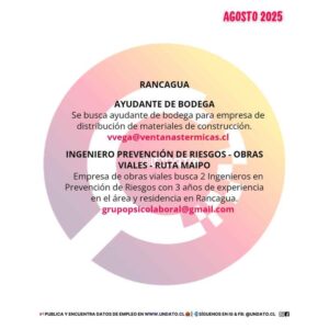 Ofertas de empleo en Rancagua