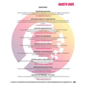 Oportunidades Laborales en Santiago
