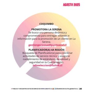 Promotora y Planificador(a)