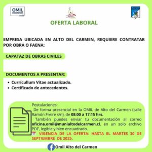 Capataz de Obras Civiles