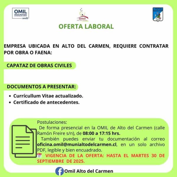 Capataz de Obras Civiles