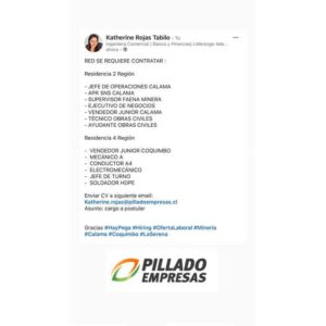 Ofertas Laborales en Minería y Obras Civiles