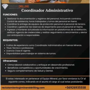 Coordinador Administrativo