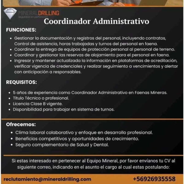 Coordinador Administrativo