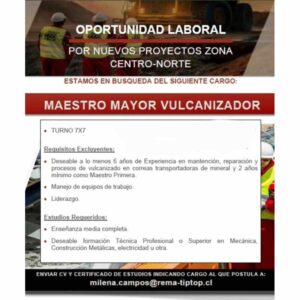 Maestro Mayor Vulcanizador