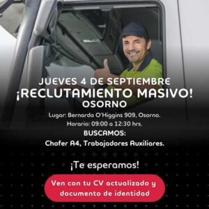 Reclutamiento Masivo en Osorno