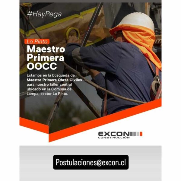 Maestro Primera Obras Civiles