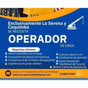 Operador de Grúa
