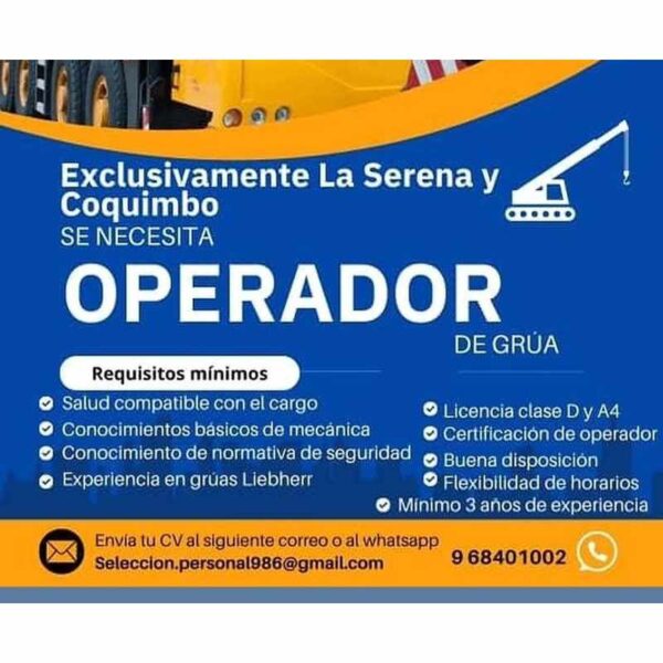 Operador de Grúa