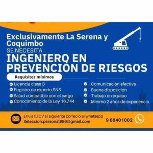 Ingeniero en Prevención de Riesgos