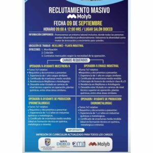 Reclutamiento Masivo Molyb