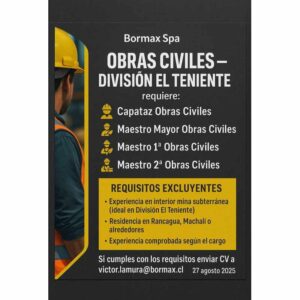 Obras Civiles - División El Teniente