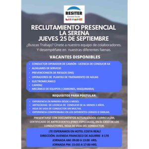 Reclutamiento Presencial en Resiter