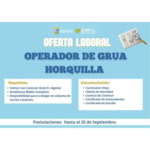Operador de Grúa