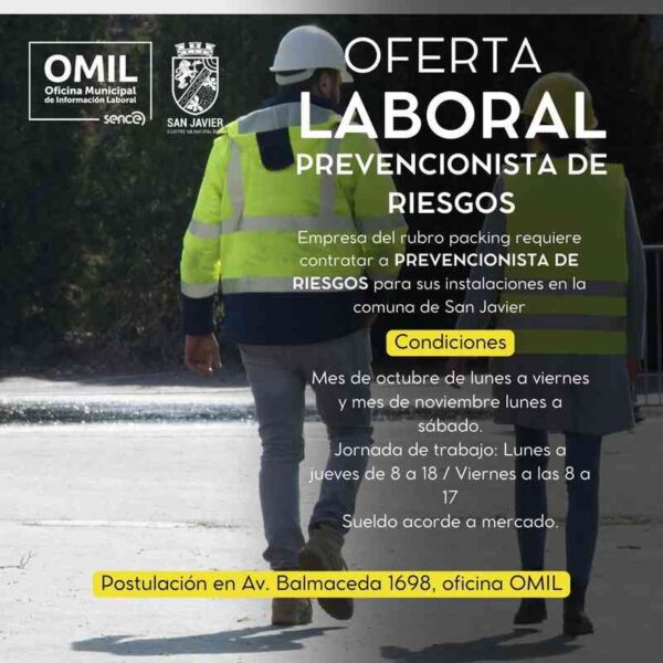 Prevencionista de Riesgos