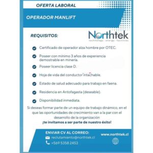 Operador Manlift