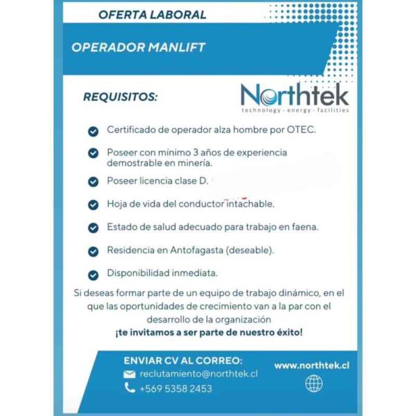 Operador Manlift