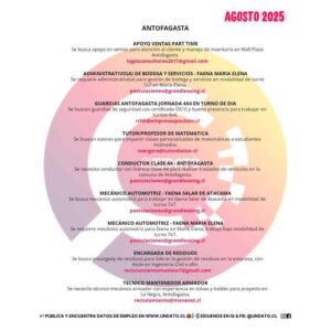 Administrativo de Bodega y Servicios
