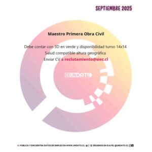 Maestro Primera Obra Civil