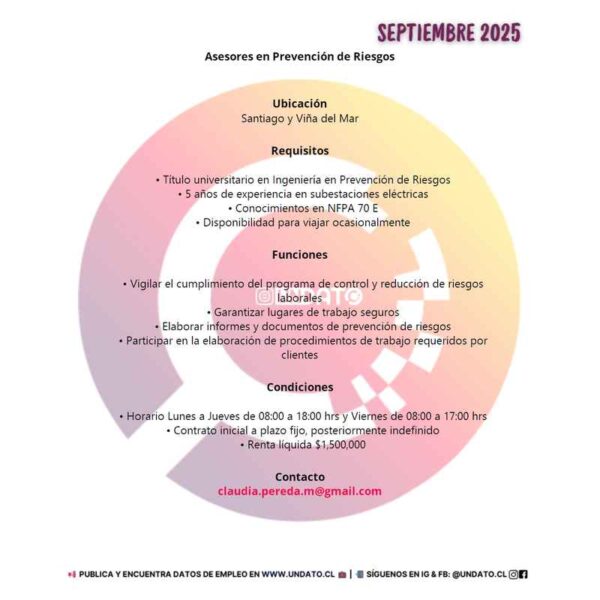Asesores en Prevención de Riesgos