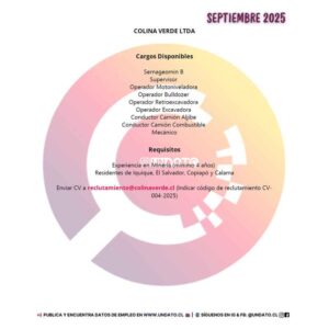 Oportunidades Laborales en Colina Verde LTDA