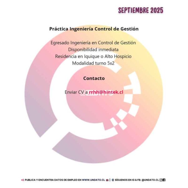 Práctica Ingeniería Control de Gestión