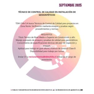 Técnico de Control de Calidad