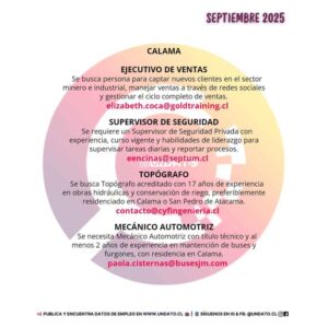 Oportunidades de Empleo en Calama