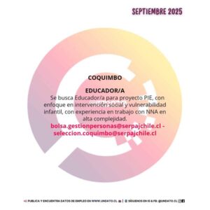 Educador/a para Proyecto PIE
