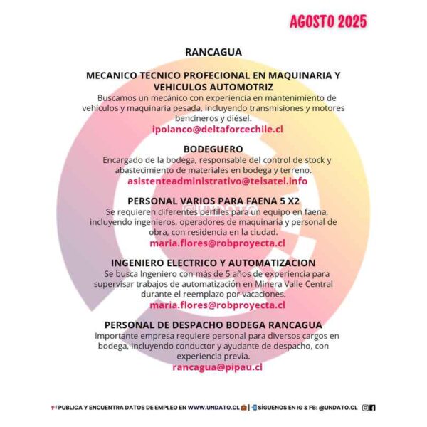 Mecánico Técnico Profesional en Maquinaria y Vehículos Automotriz